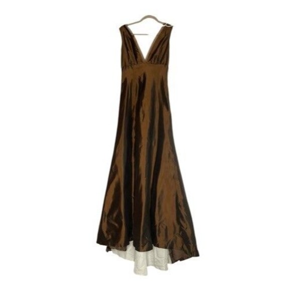 VTG NWD Vera Wang Empire Waist Formal Gown w/Trail A-line Dress Women Size 4